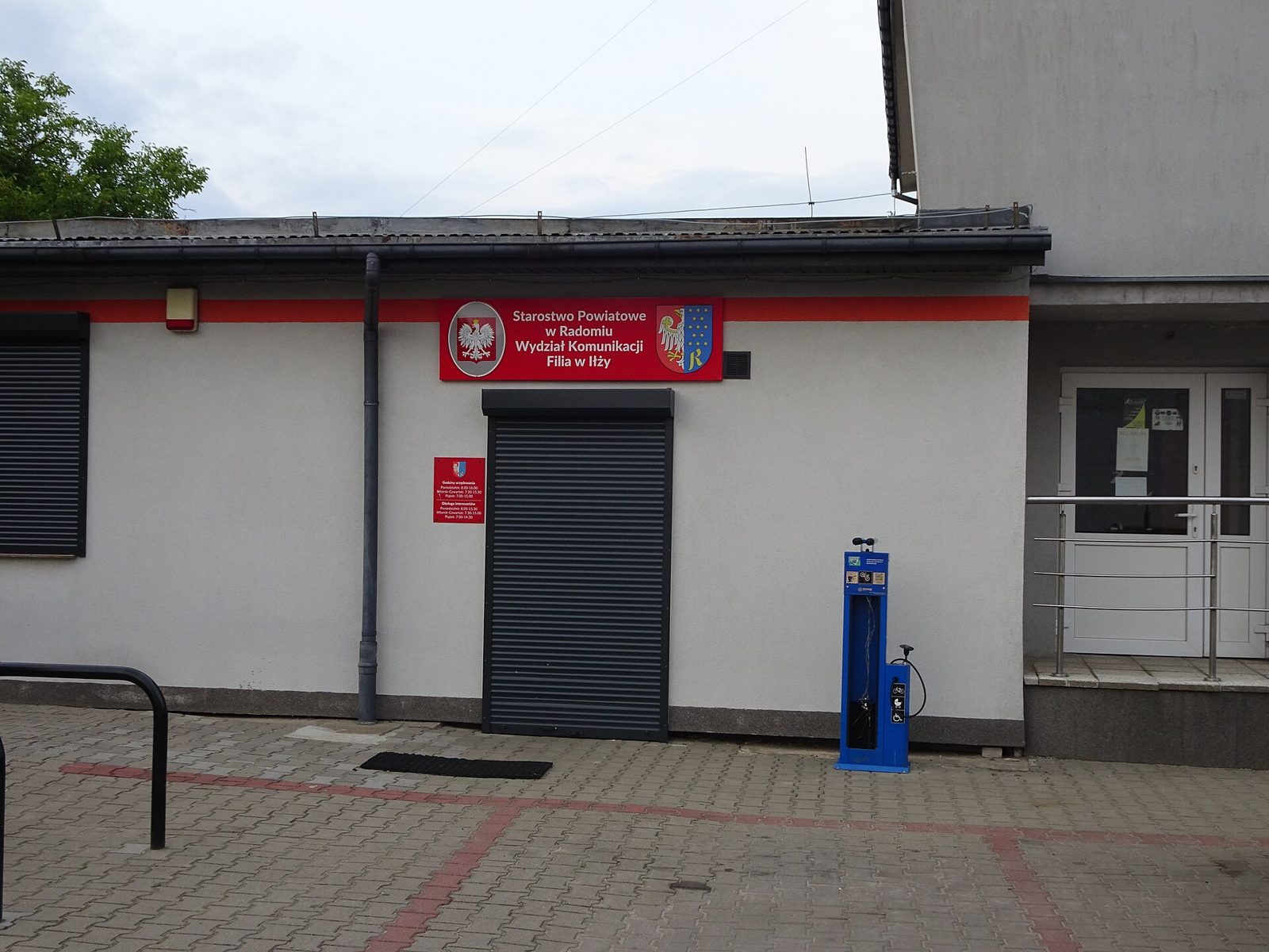 A county office department that handles vehicle registration in Iłża