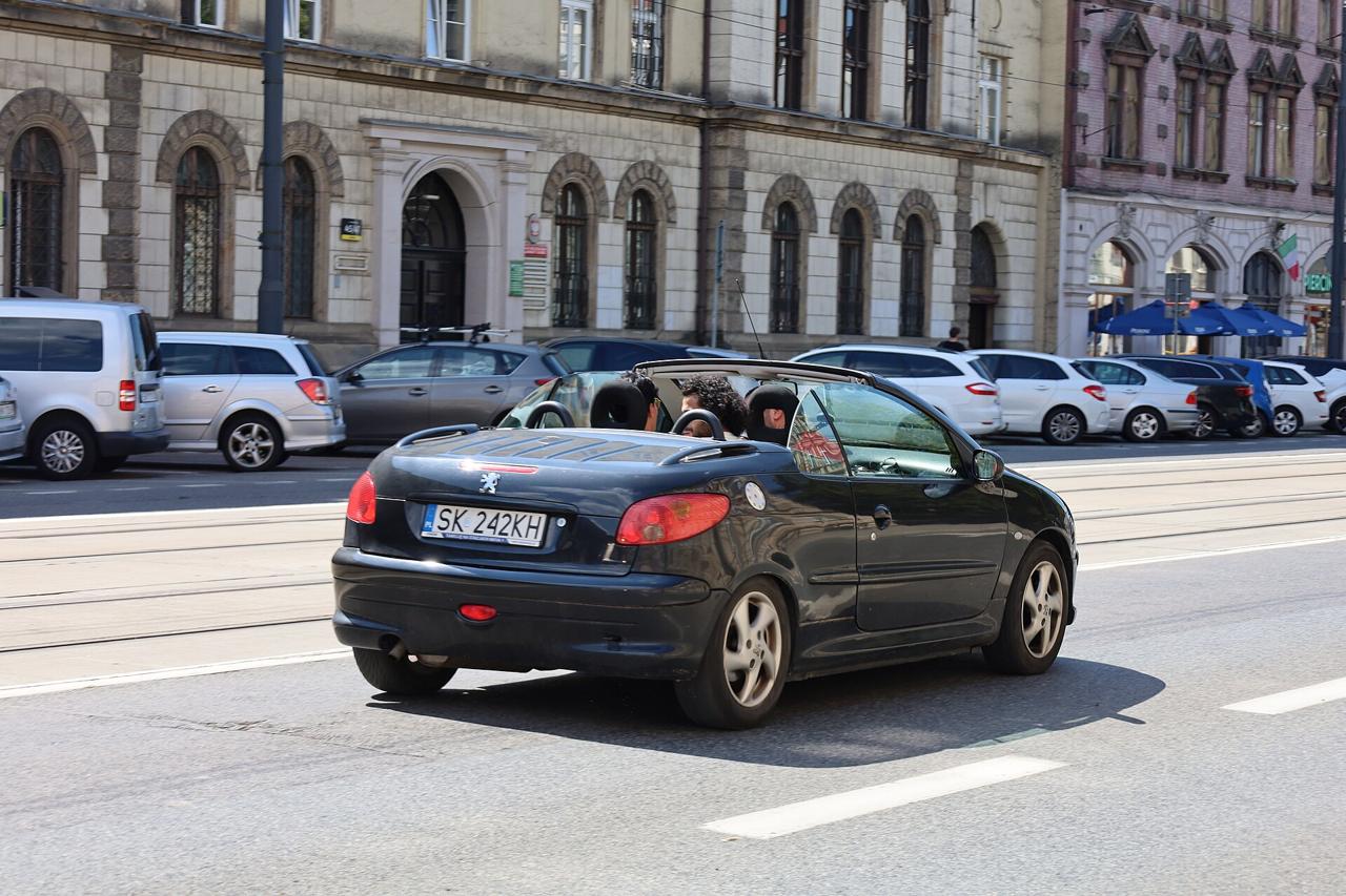 Katowice city centre on a summer day