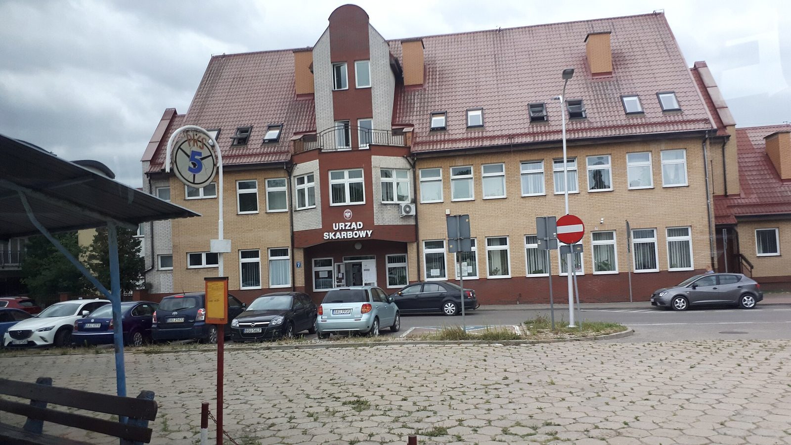 The tax office building in Augustów, Poland