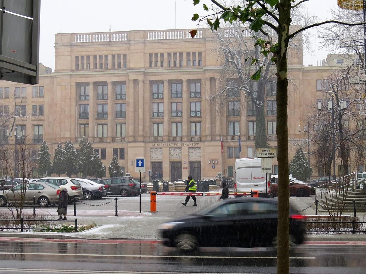 Ministry of Finance building in Warsaw